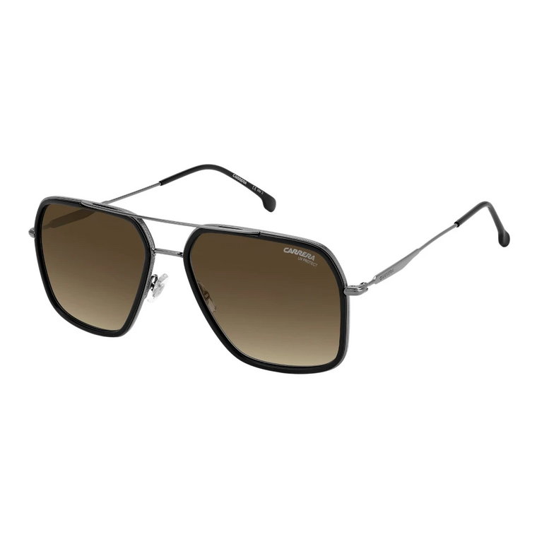 Czarne/Szare Brązowe Okulary Przeciwsłoneczne Carrera