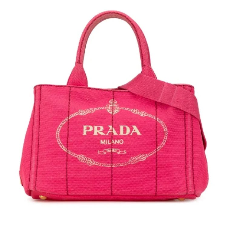 Pre-owned Canvas handbags Prada Vintage