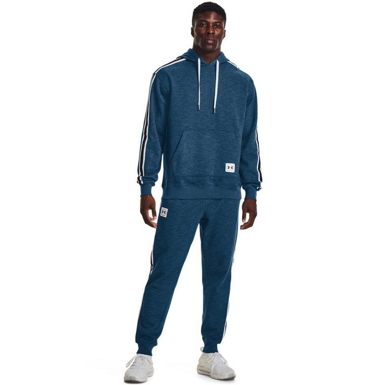 Męskie spodnie dresowe UNDER ARMOUR UA ESSENTIAL HERITGE FLEECE JOGGER - niebieskie