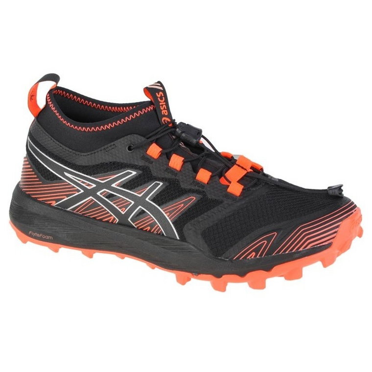 Buty ASICS FujiTrabuco Pro W 1012A481-002 czarne pomarańczowe