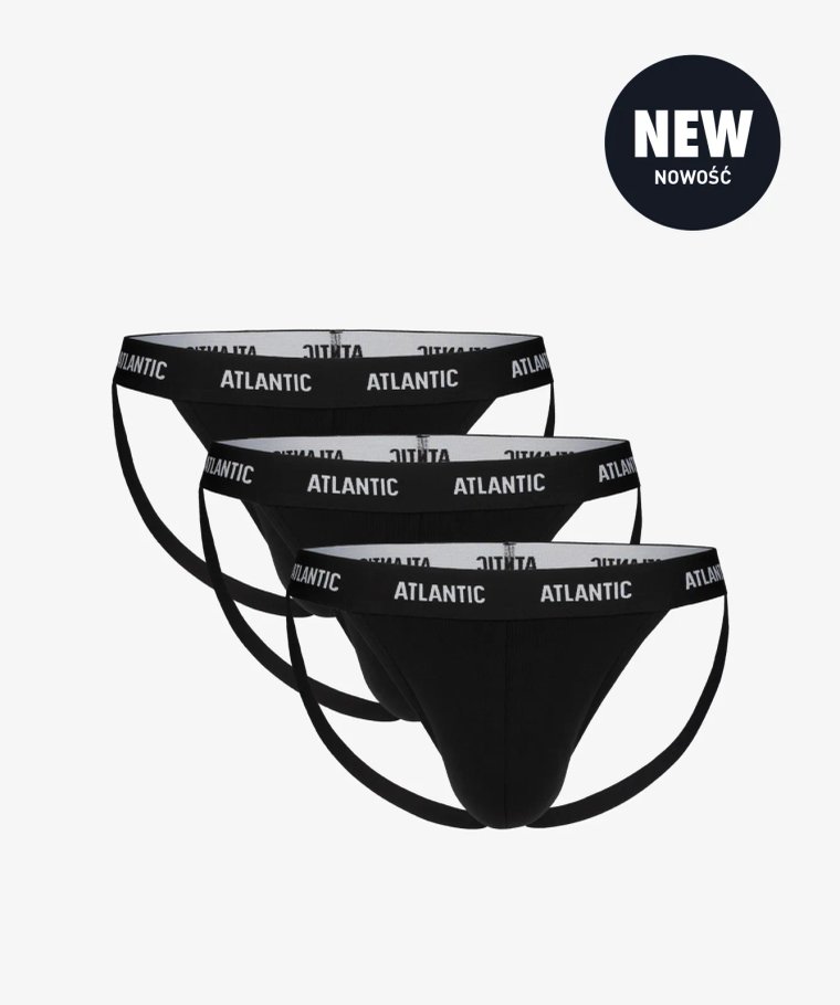 3-PACK Slipy męskie Jockstrap