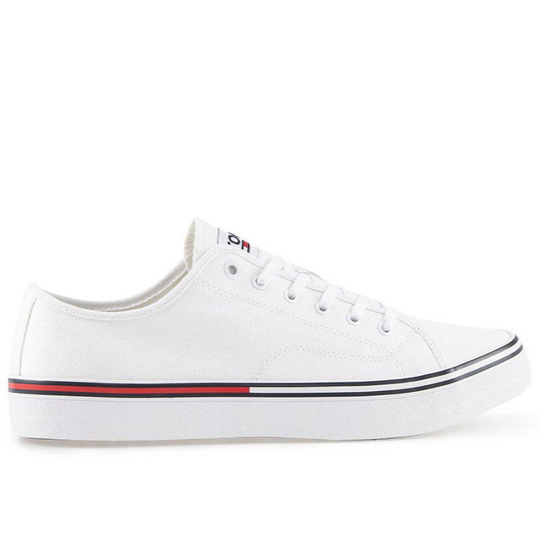 Buty Tommy Jeans Essential Low EM0EM00962-YBR - białe