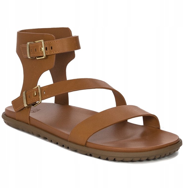 Sandały Ugg skórzane brązowe 1125018-TLTH r.38