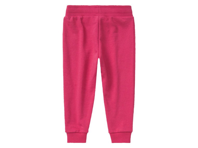 lupilu Spodnie dresowe dziewczęce, 2 pary (86/92, Różowy/ciemnoróżowy)