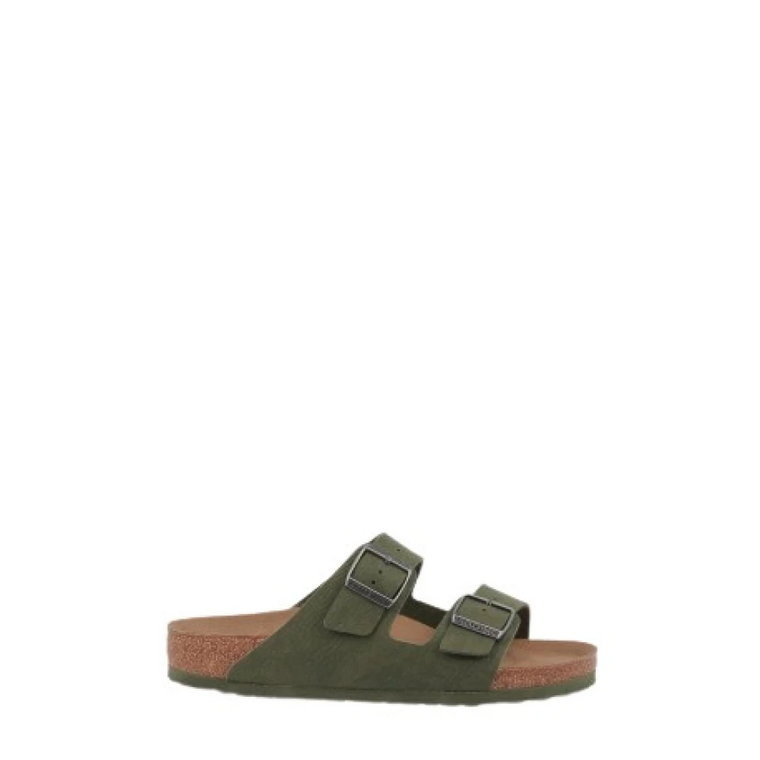 Zielone Męskie Slidersy - Stylowe i Wygodne Birkenstock