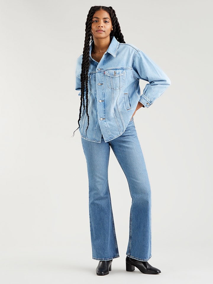 Levis Dżinsy "70S High" - Flare fit - w kolorze niebieskim