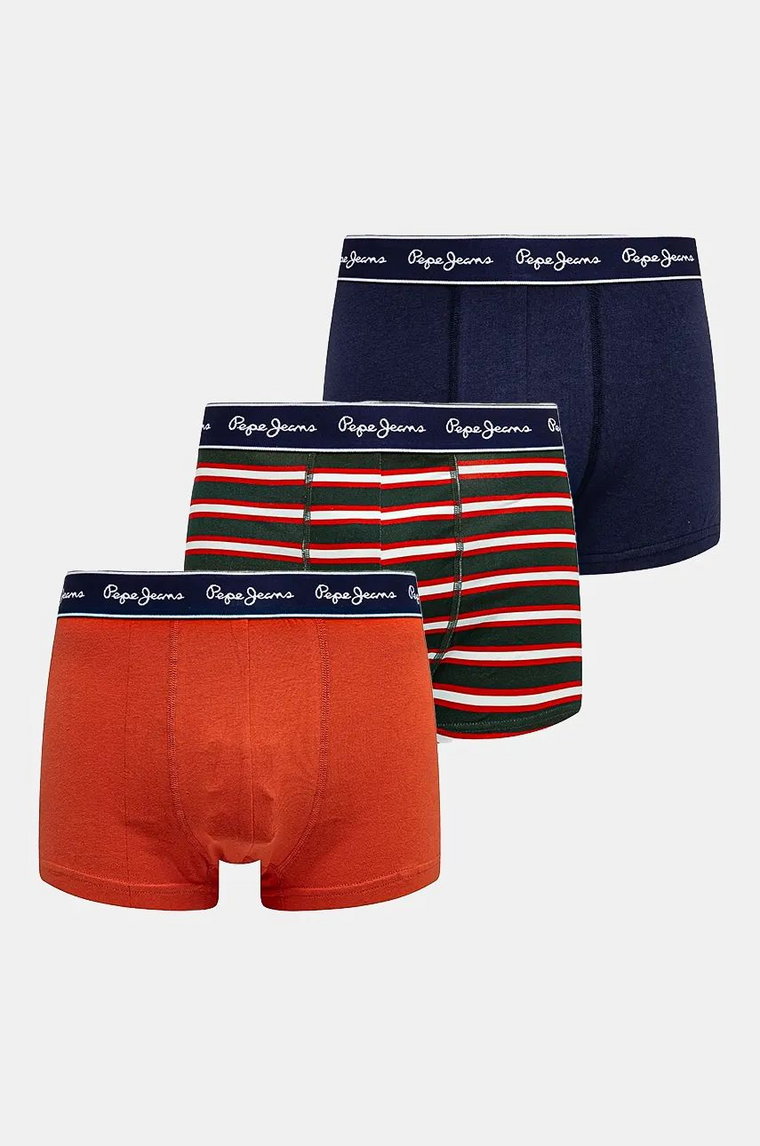 Pepe Jeans bokserki RETRO STPS TK 3-pack męskie kolor granatowy PMU11161