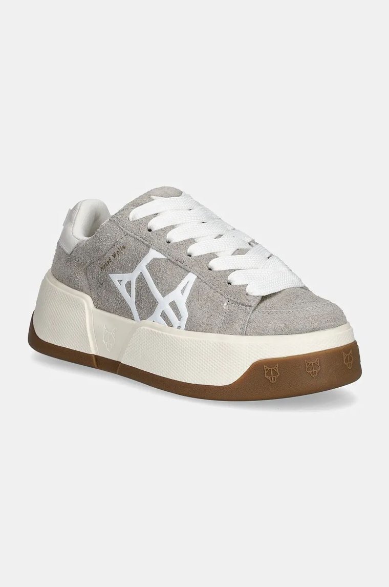 Naked Wolfe sneakersy zamszowe Sound kolor szary Sound Light Grey Cow Suede