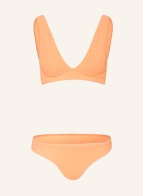 Sorbet Island Bikini Bralette Aqua orange