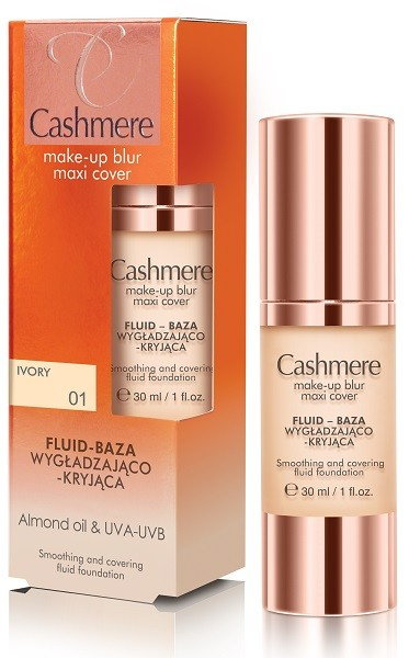 Cashmere Make-Up Colour Blur Maxi Cover 01 - fluid do twarzy 30ml