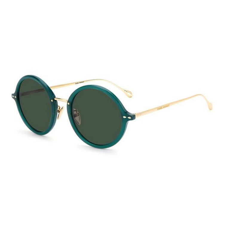 Złotozielone okulary przeciwsłoneczne Isabel Marant