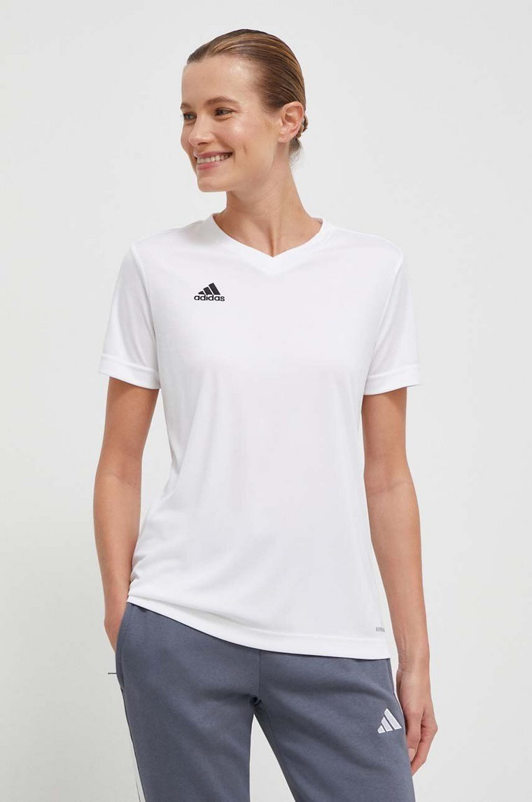 adidas Performance t-shirt treningowy Entrada 22 kolor biały HC5074