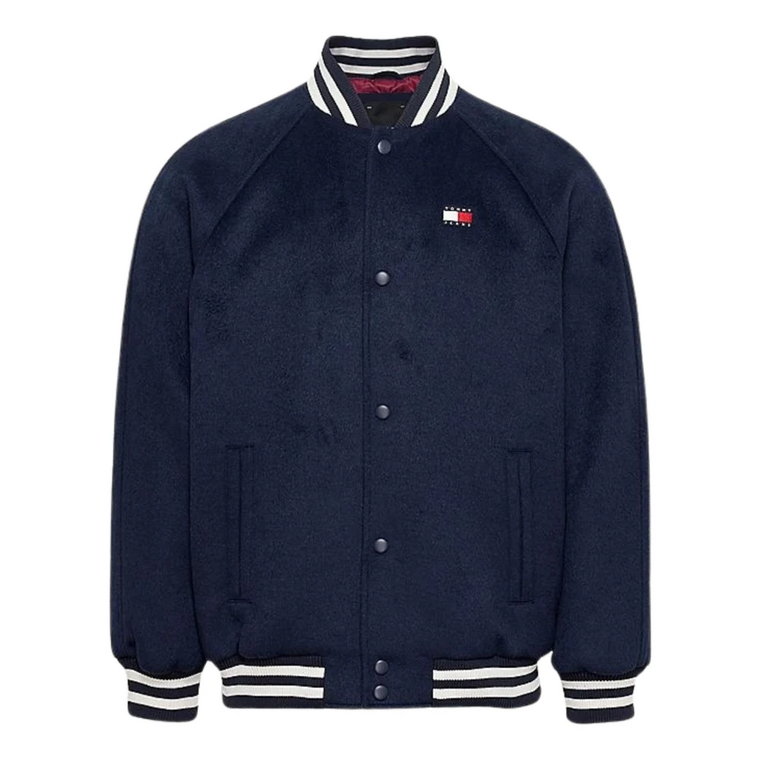 Niebieskie Płaszcze Zimowe Tommy Hilfiger