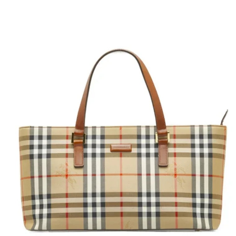 Pre-owned Canvas totes Burberry Vintage