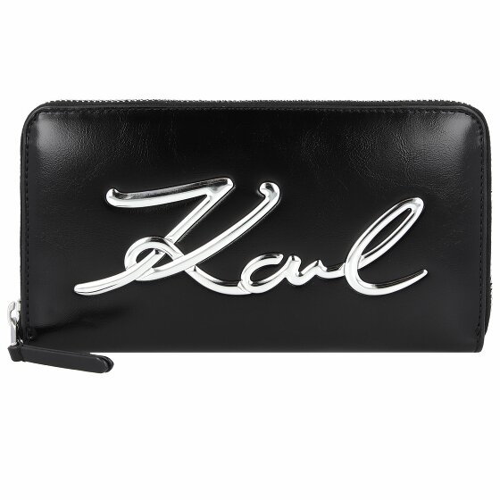 Karl Lagerfeld Signature Soft Portfel 19 cm black