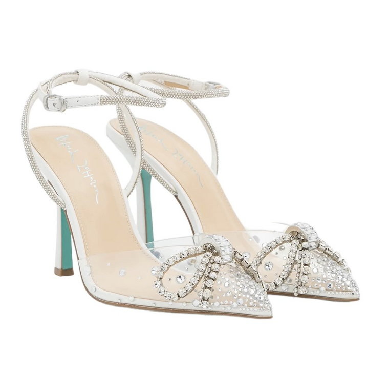 Buty damskie ślubne z cyrkoniami Blue by Betsey Johnson DREA  rozmiar 38