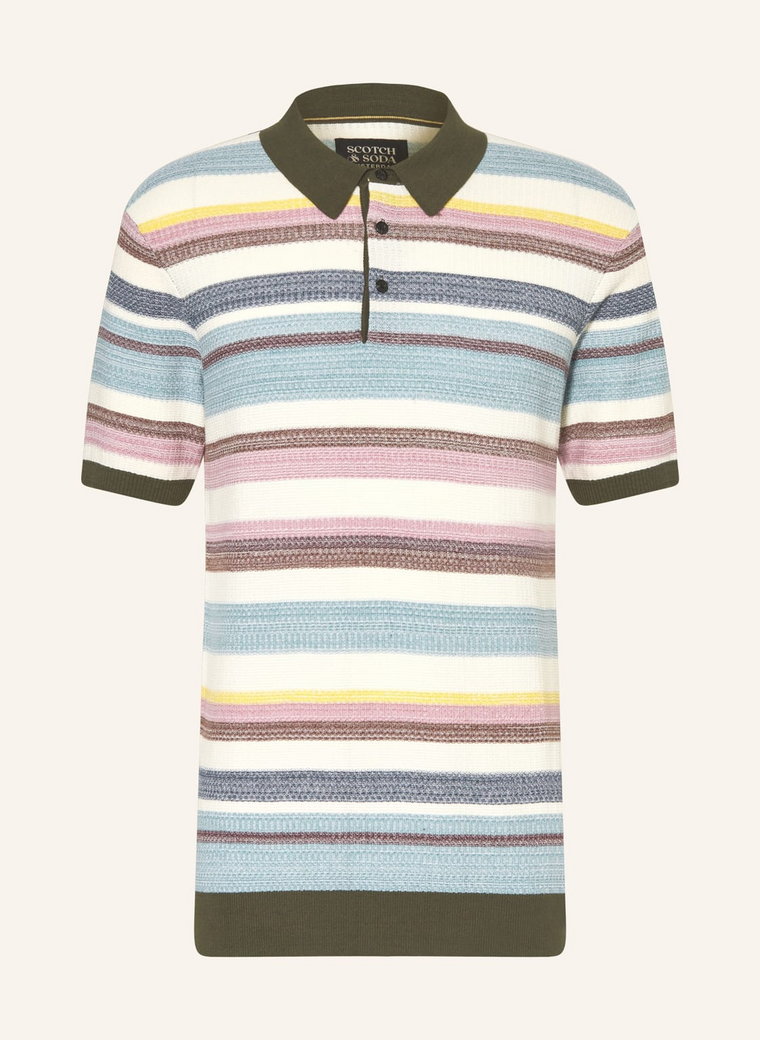 Scotch & Soda Koszulka Polo Z Dzianiny blau