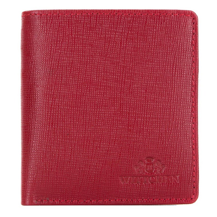 Skórzany portfel damski czerwony