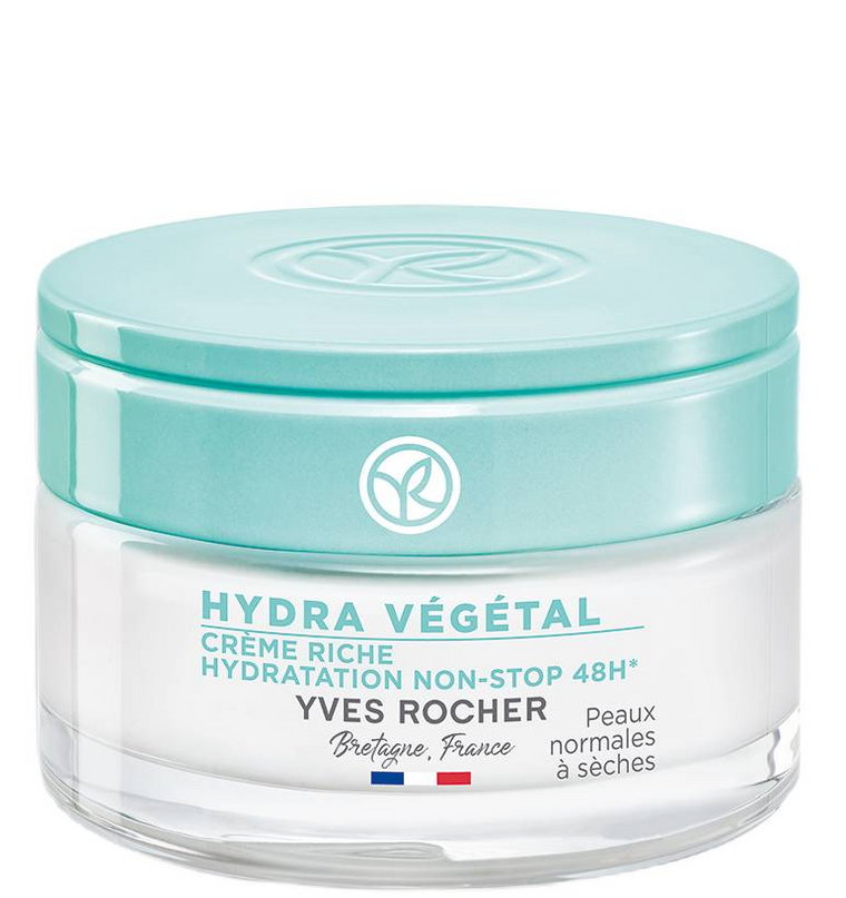 Yves Rocher Hydra Vegetal Aksamitny krem intensywnie nawilżający 48h