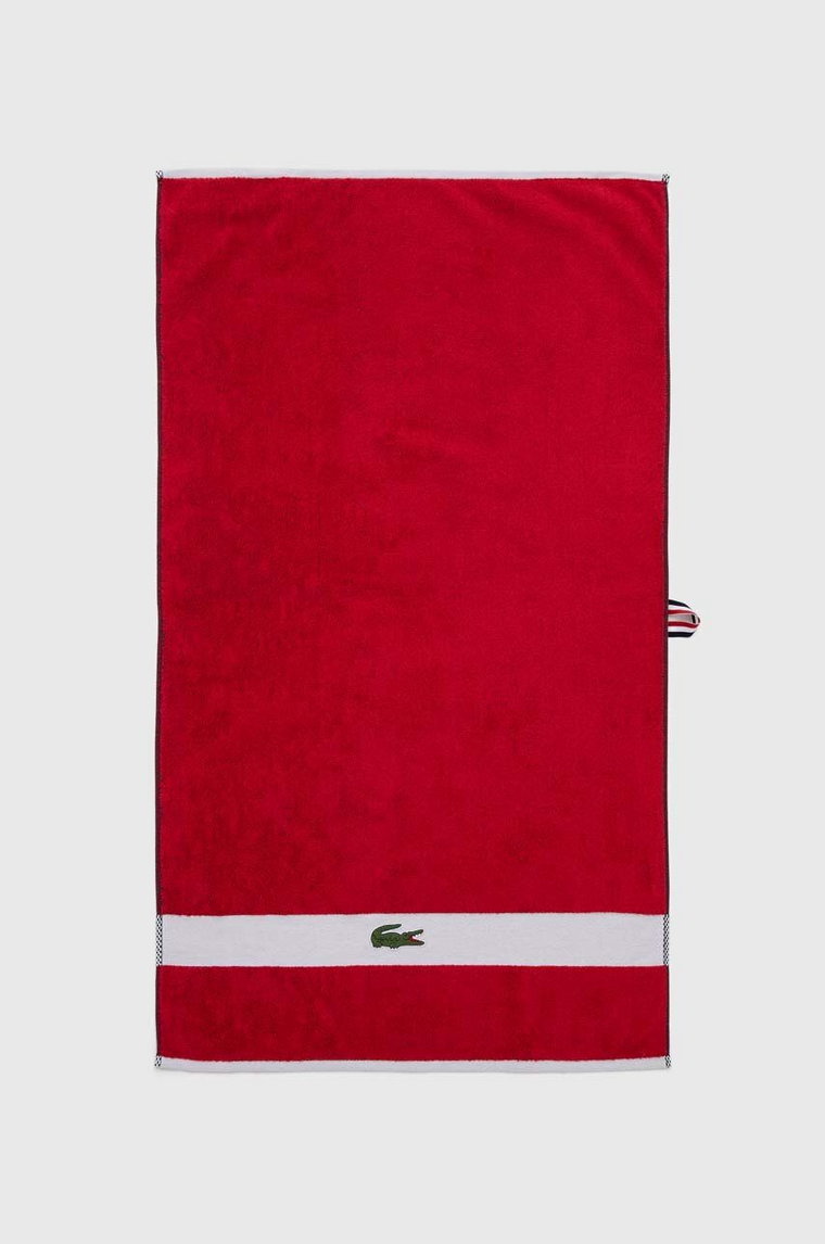 Lacoste ręcznik bawełniany L Casual Rouge 55 x 100 cm