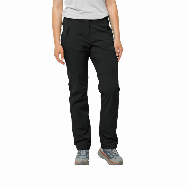 Damskie spodnie softshellowe Jack Wolfskin GLASTAL PANTS W black - 34