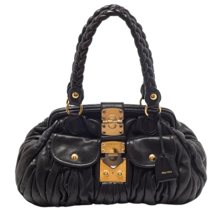 Pre-owned Leather handbags Miu Miu Pre-owned