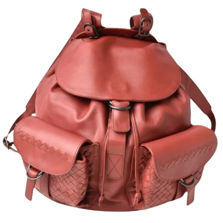 Pre-owned Leather backpacks Bottega Veneta Vintage