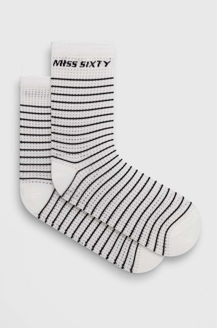 Miss Sixty skarpetki OJ8570 damskie kolor biały 6L2OJ8570000