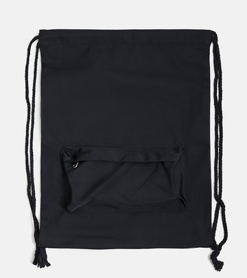 Czarny plecak typu worek Vicena
