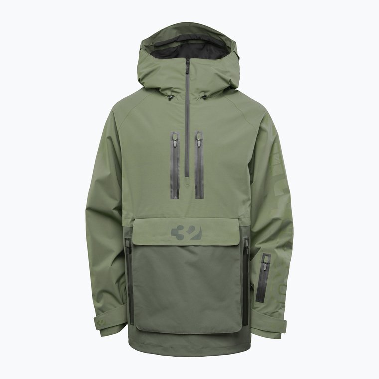 Kurtka snowboardowa męska ThirtyTwo Light Anorak military