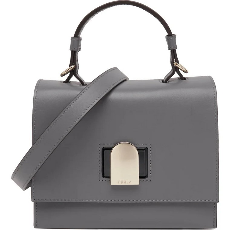 Furla Skórzany kuferek emma mini top handle