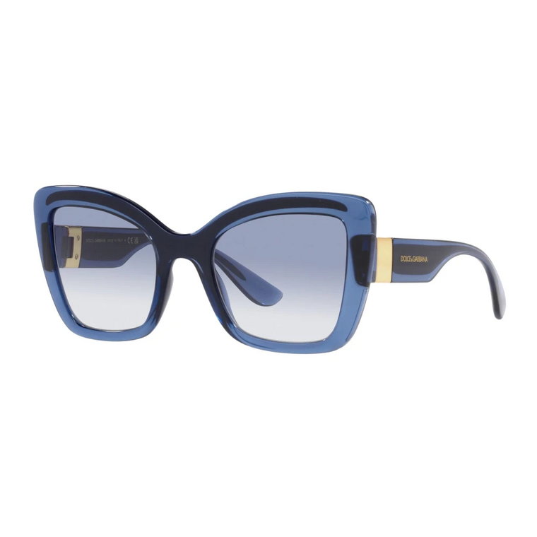 Przezroczyste Jasnoniebieskie Okulary Przeciwsłoneczne DG 6170 Dolce & Gabbana