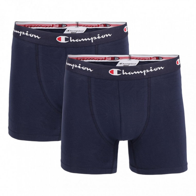 Męskie bokserki (2-pack) Champion 2 pk Trunk Short - czarne