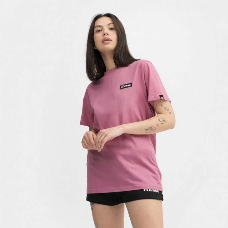 Damski t-shirt z nadrukiem Ellesse Tolin - różowy