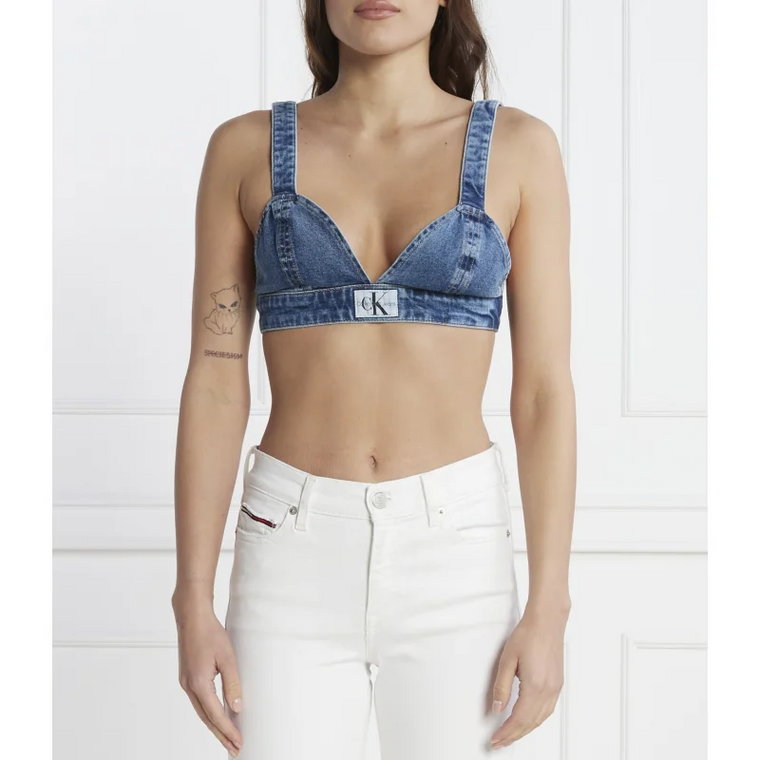 CALVIN KLEIN JEANS Top | Cropped Fit | denim