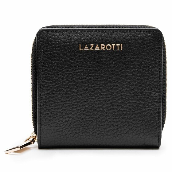 Lazarotti Bologna Leather Portfel Skórzany 10 cm black