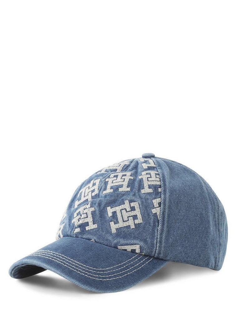 Tommy Hilfiger - Damska czapka z daszkiem, niebieski