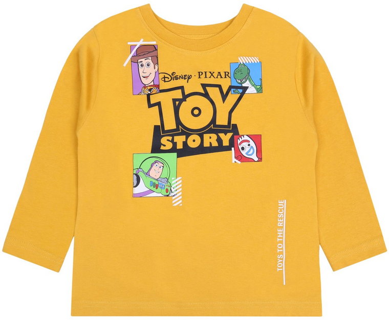 Musztardowa Bluzka Na Długi Rękaw Toy Story Disney Pixar