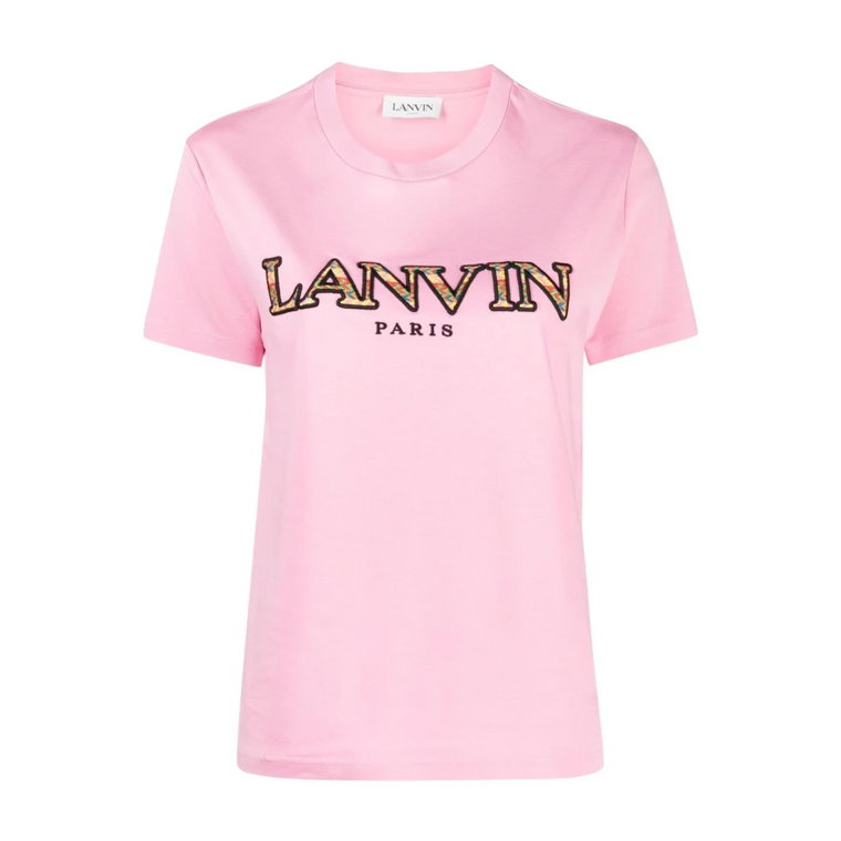 Peony Pink Regular Fit Tee-Shirt Lanvin