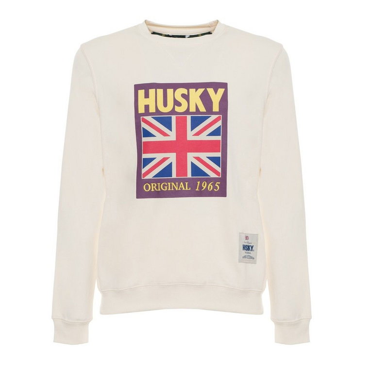 Bluza marki Husky model HS23BEUFE36CO195-CEDRIC kolor Biały. Odzież męska. Sezon: Cały rok