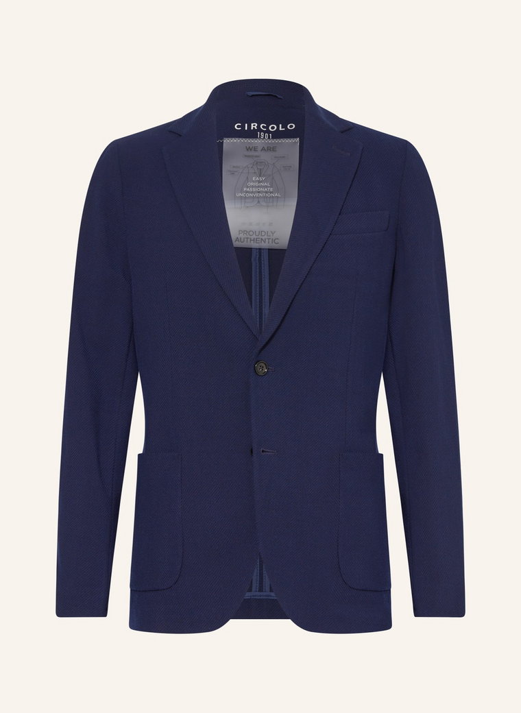 Circolo 1901 Marynarka Z Dżerseju Extra Slim Fit blau