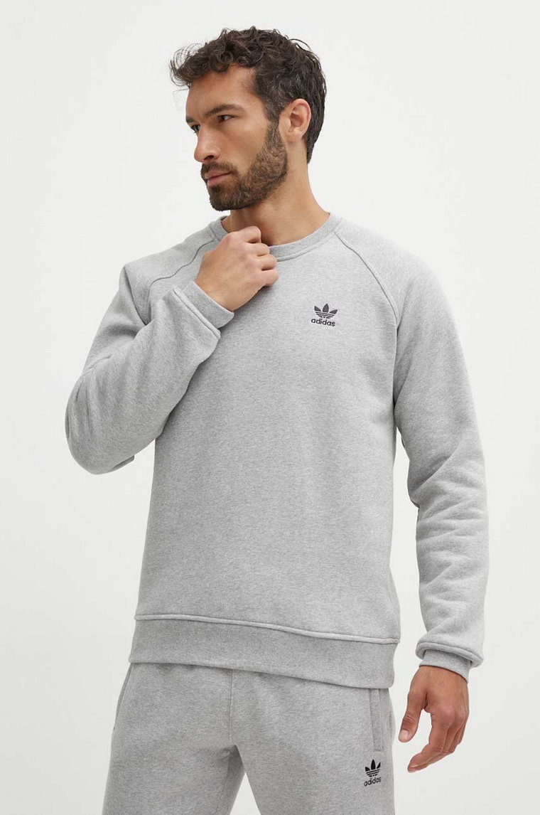 adidas Originals bluza męska kolor szary melanżowa IY4937