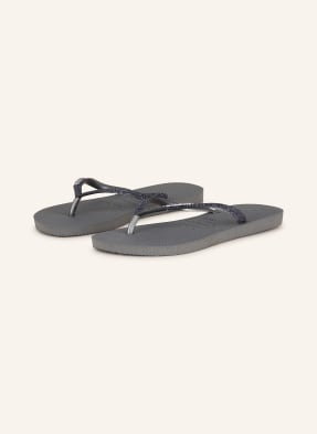 Havaianas Japonki Slim Glitter Ii grau