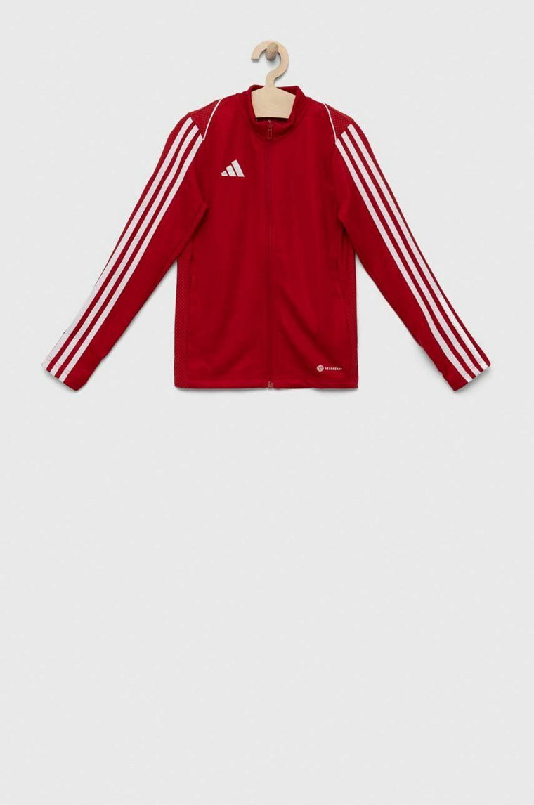 adidas Performance bluza dziecięca TIRO23L TR JKTY kolor czerwony z aplikacją