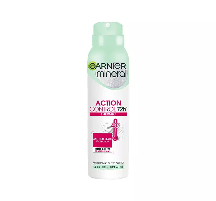 GARNIER MINERAL ACTION CONTROL 72H ANTYPERSPIRANT W SPRAYU DLA KOBIET 150ML