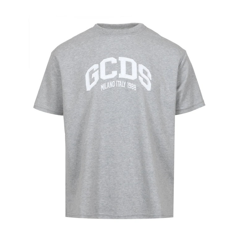 Logo Loose Bawełniany T-Shirt z Okrągłym Dekoltem Gcds