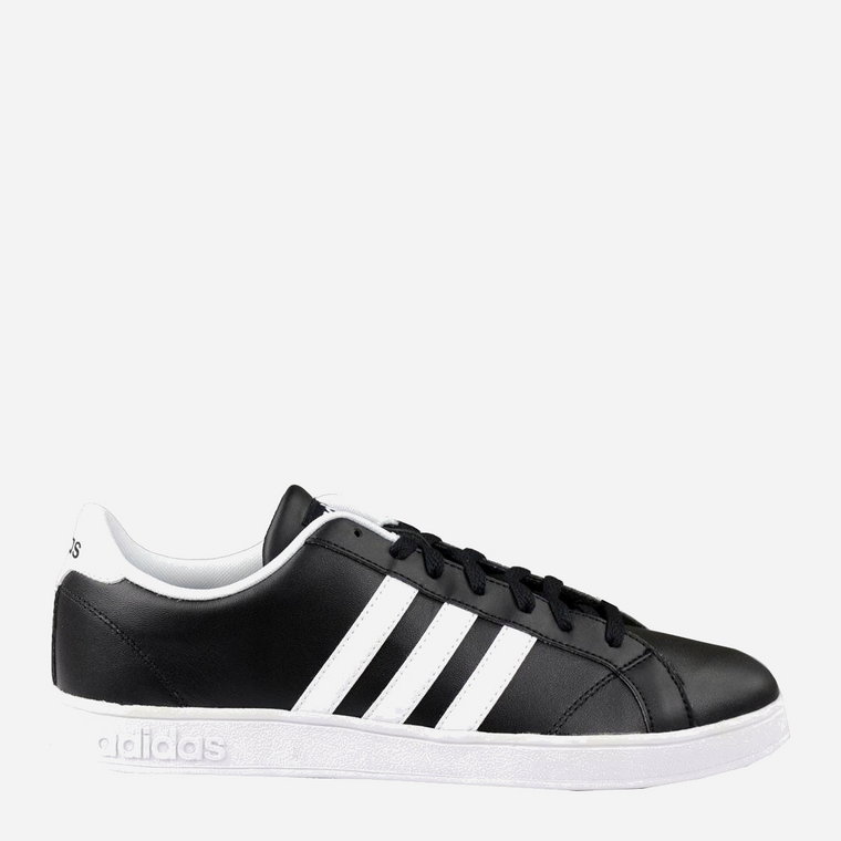 Tenisówki męskie ze skóry naturalnej do kostki Adidas Baseline AW4617 44 (UK 9.5) Czarne (4056565971862). Trampki męskie