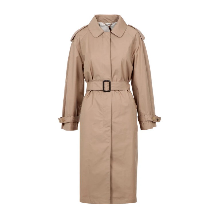 Płaszcze Trench w kolorze Camel Max Mara