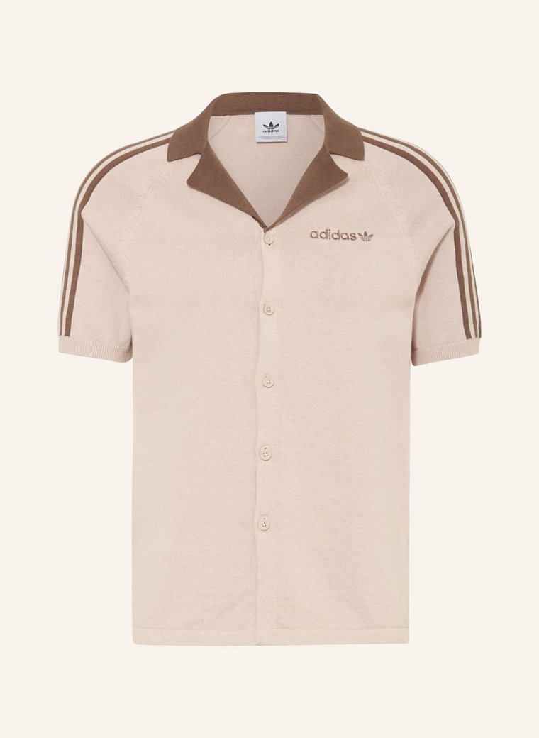 Adidas Originals Koszula Z Dzianiny Slim Fit braun