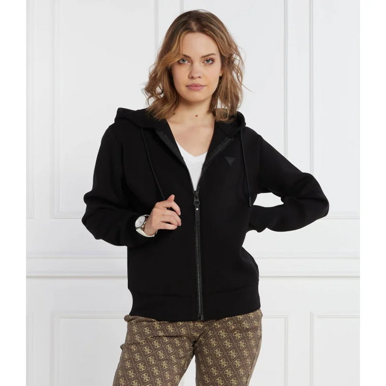 GUESS ACTIVE Bluza ALLIE SCUBA HOODIE ZIP | Regular Fit